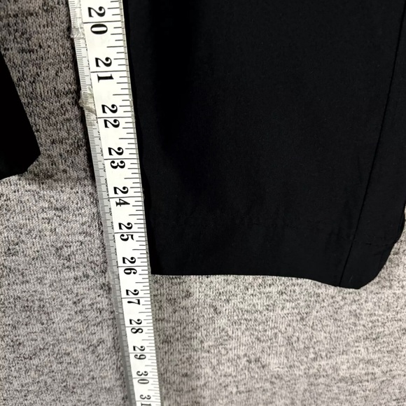 Athleta Black Tribeca Utility Crop Pants wide leg casual Sz 4 Euc - Picture 7 of 7